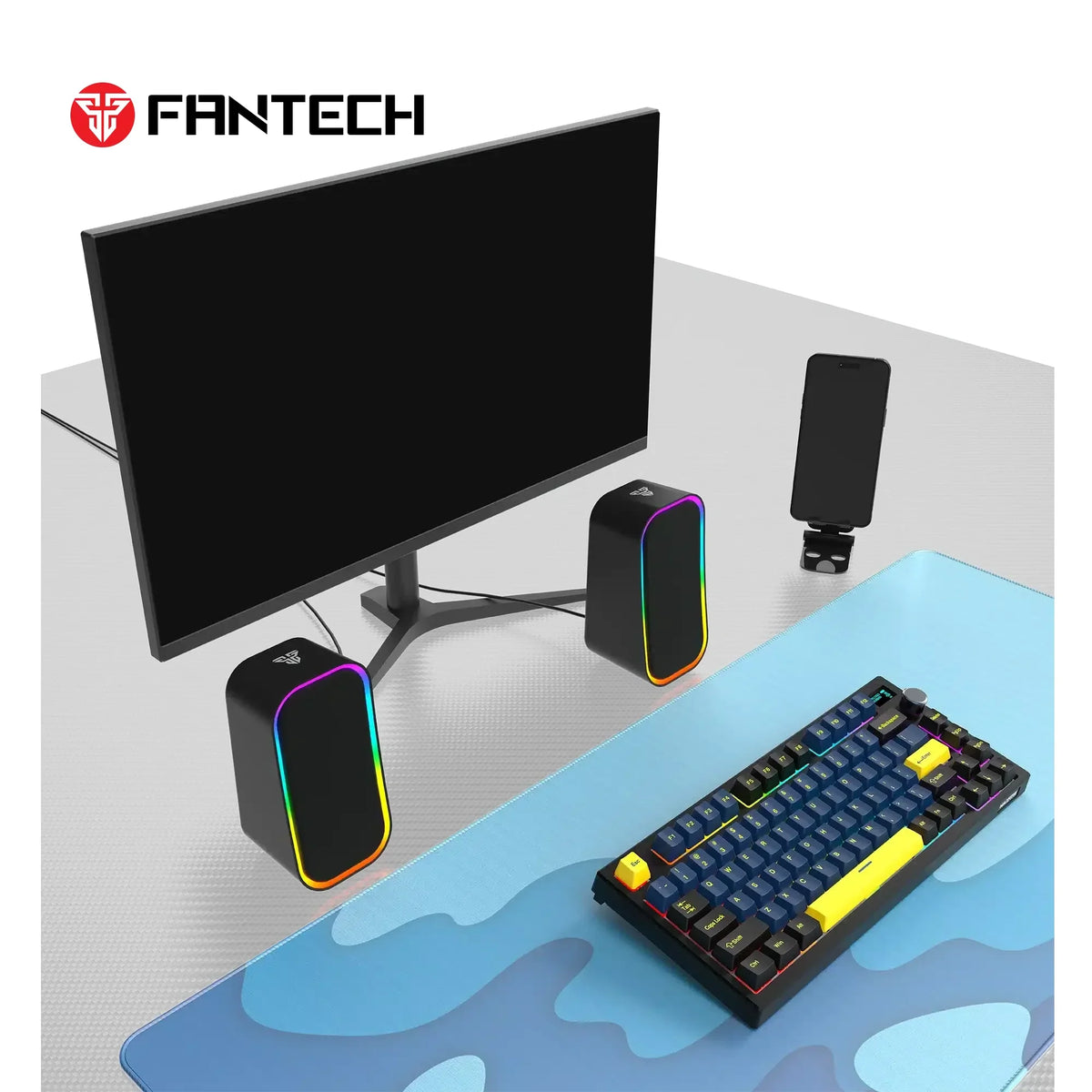 Fantech groove gs304 bluetooth speaker dual mode - white - headsets