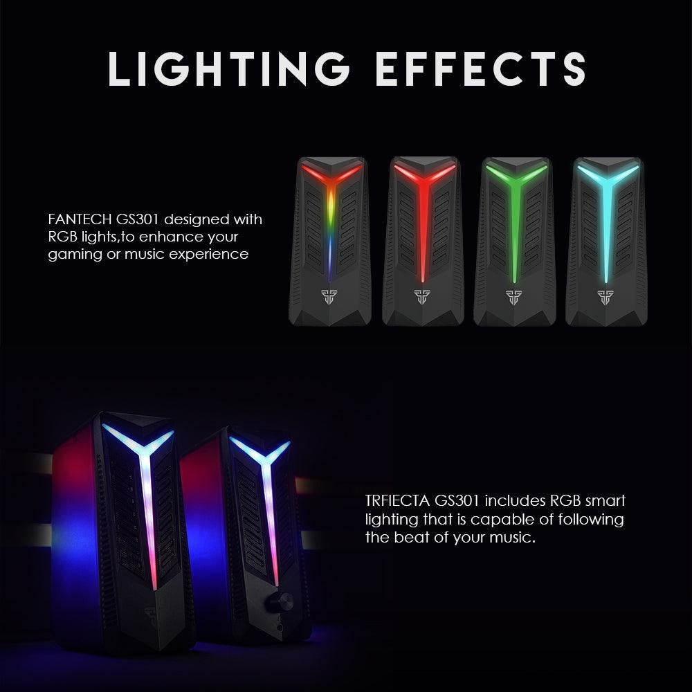 Fantech GS301 TRIFECTA RGB Gaming Speaker Audio
