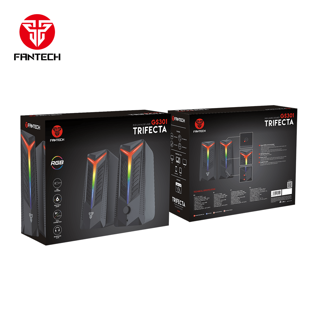 Fantech gs301 trifecta rgb gaming speaker - Fun Touch