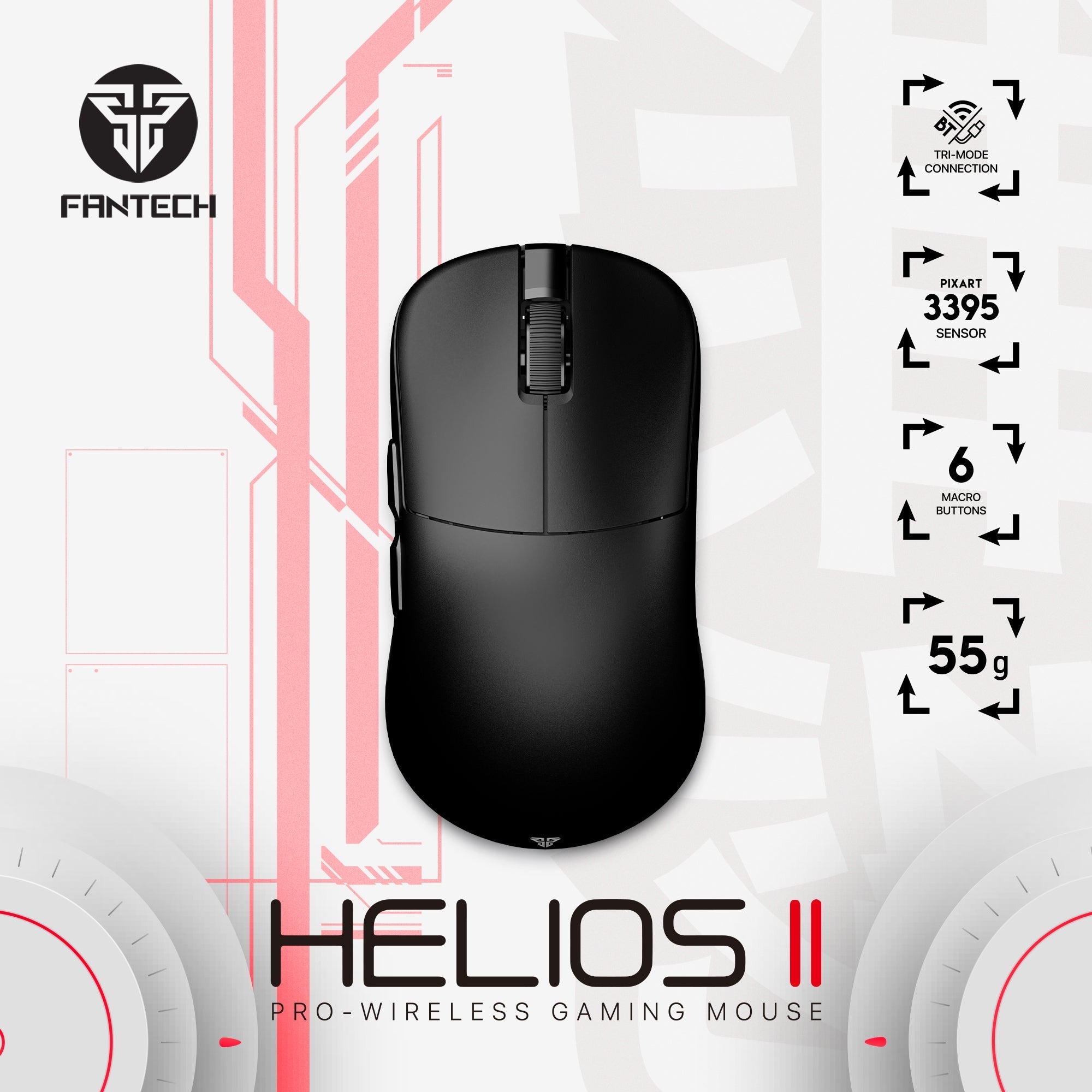 Fantech Helios II XD3 V3 Gaming Mouse JOD 35