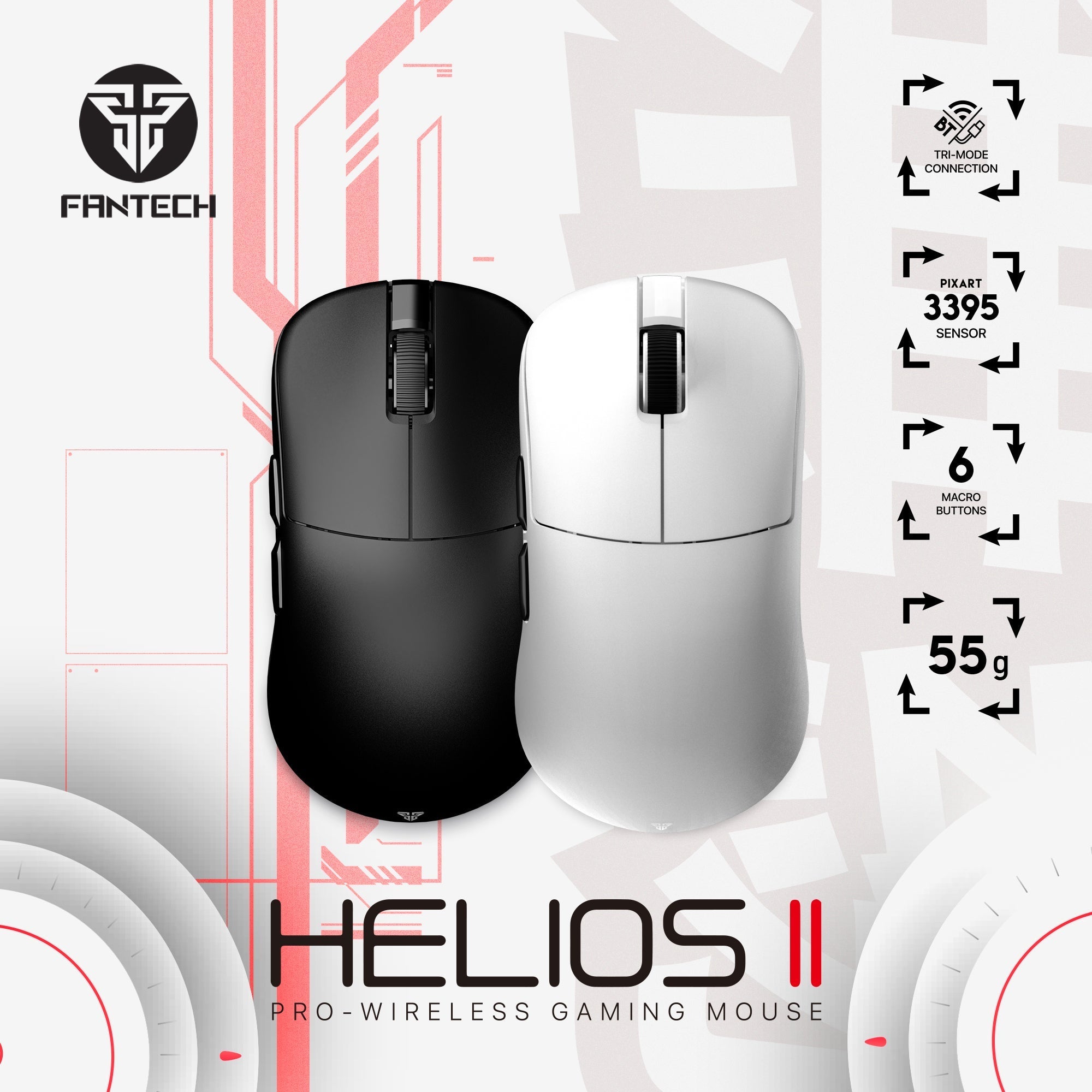 Fantech helios ii xd3 v3 gaming mouse