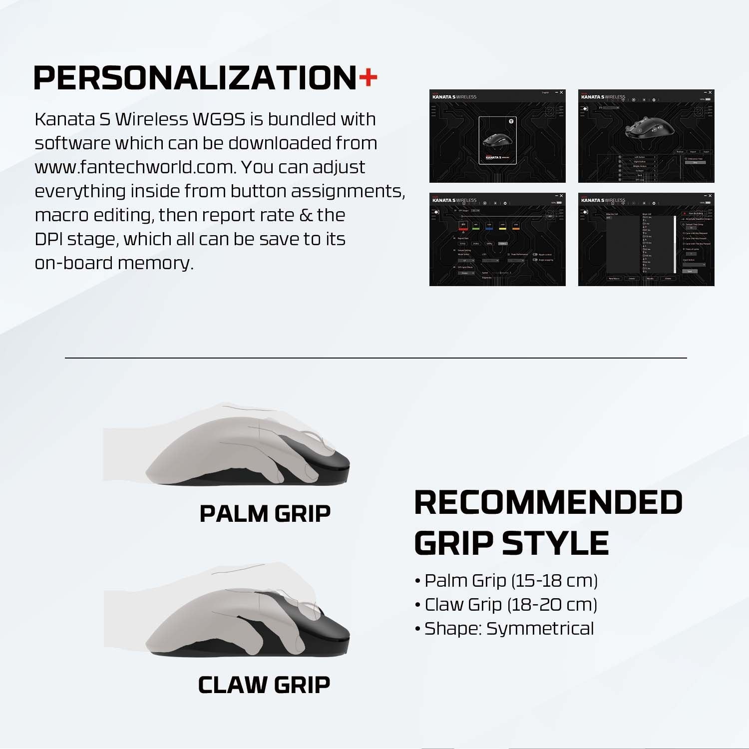 FANTECH KANATA S WG9S WIRELESS GAMING MOUSE YELLOW Mouse