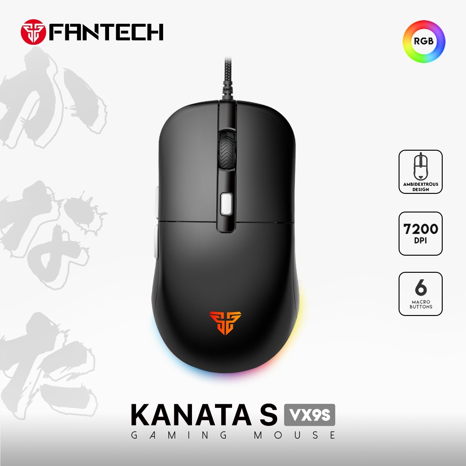Fantech Kanata VX9S Gaming Mouse JOD 13