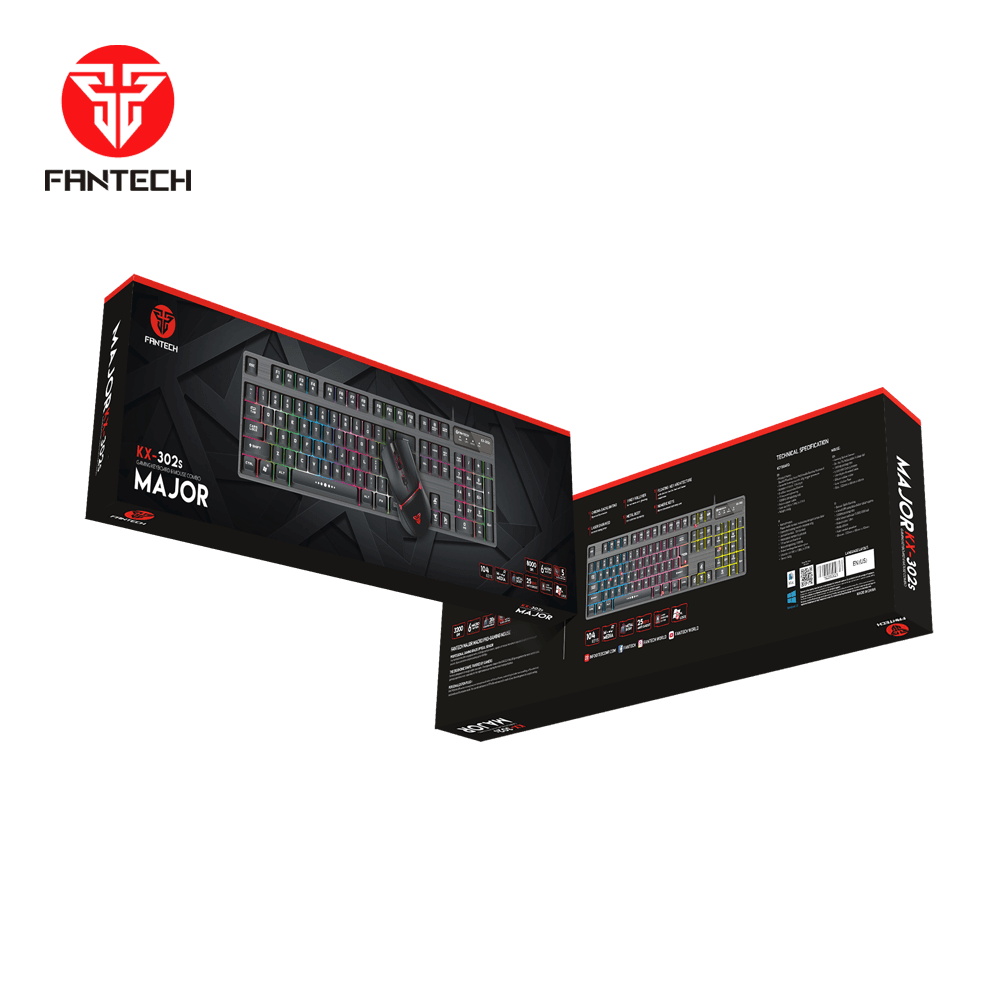 Fantech KX 302s MAJOR Gaming Keyboard And Mouse Combo Keyboard