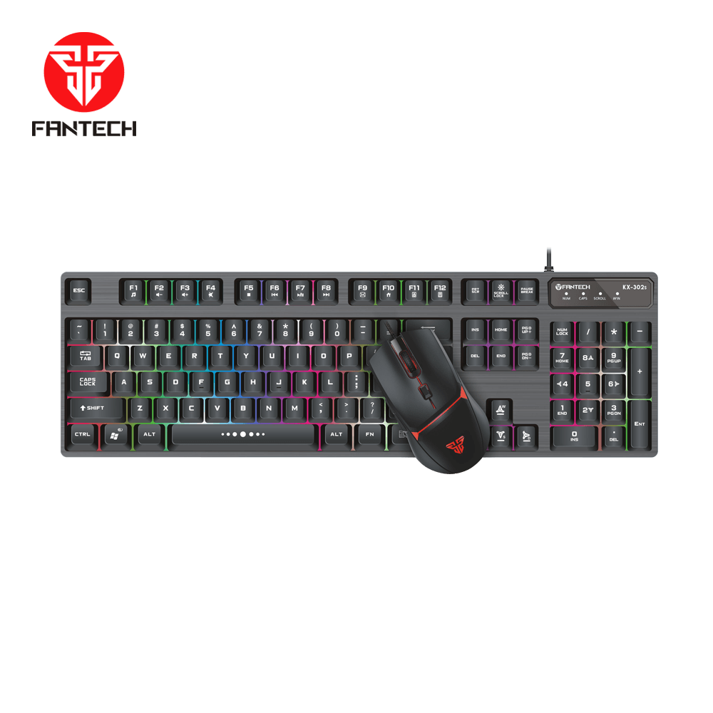 Fantech kx-302s major gaming keyboard and mouse combo - Fun Touch