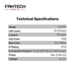 Fantech LA1AAL Ambient Light With Smart LED Control Lightning