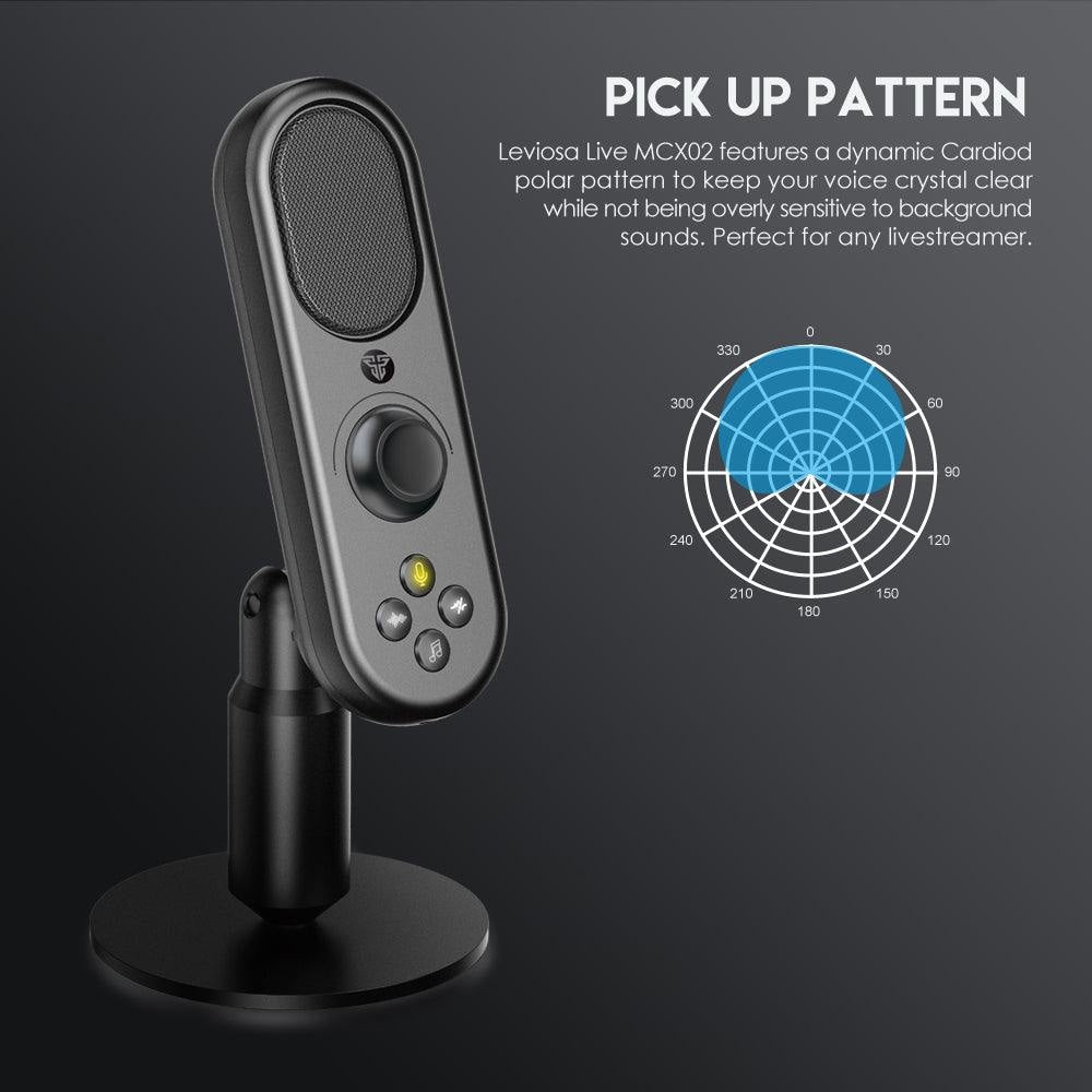 FANTECH LEVIOSA LIVE MCX02 PROFESSIONAL SMART MICROPHONE Streaming