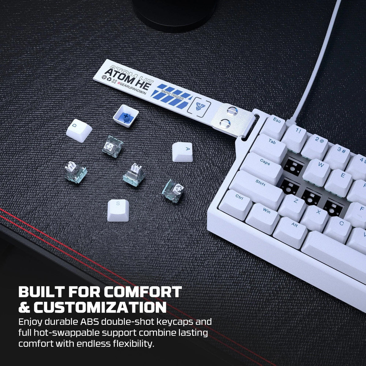 Fantech magnetic switch keyboard atom he68 series mk811 - keyboard
