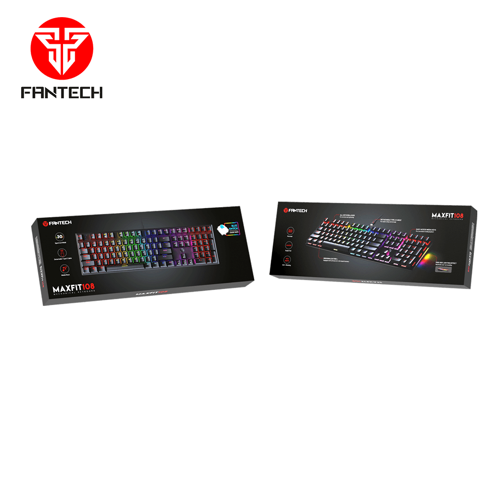 Fantech maxfit108 mk855 rgb mechanical keyboard - Fun Touch