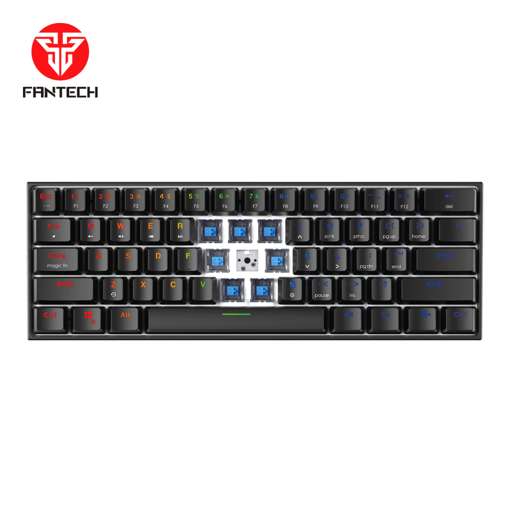 Fantech maxfit61 mk857 rgb mechanical keyboard - Fun Touch