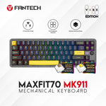 Fantech maxfit70 mk911 vibe edition grand cobalt mechanical gaming keyboard - Fun Touch