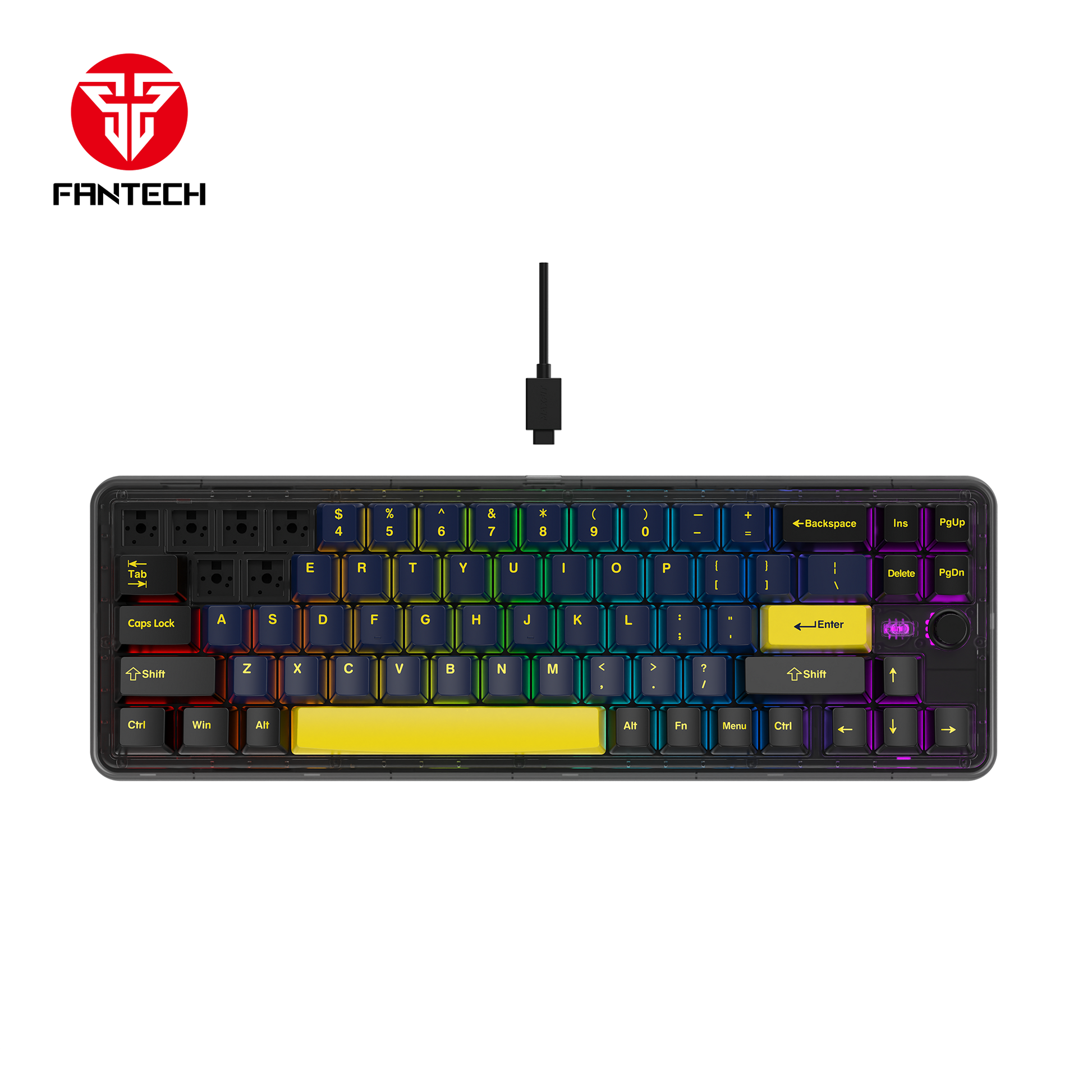 Fantech Maxfit70 MK911 Vibe Edition LONDON TOUR Mechanical Gaming Keyboard