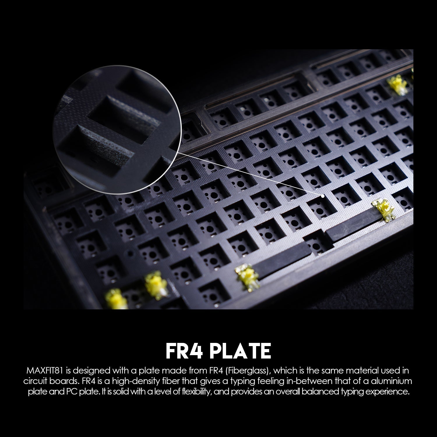 Fantech Maxfit81 MK910 PBT Frost Wireless Modular Mechanical Gaming Keyboard