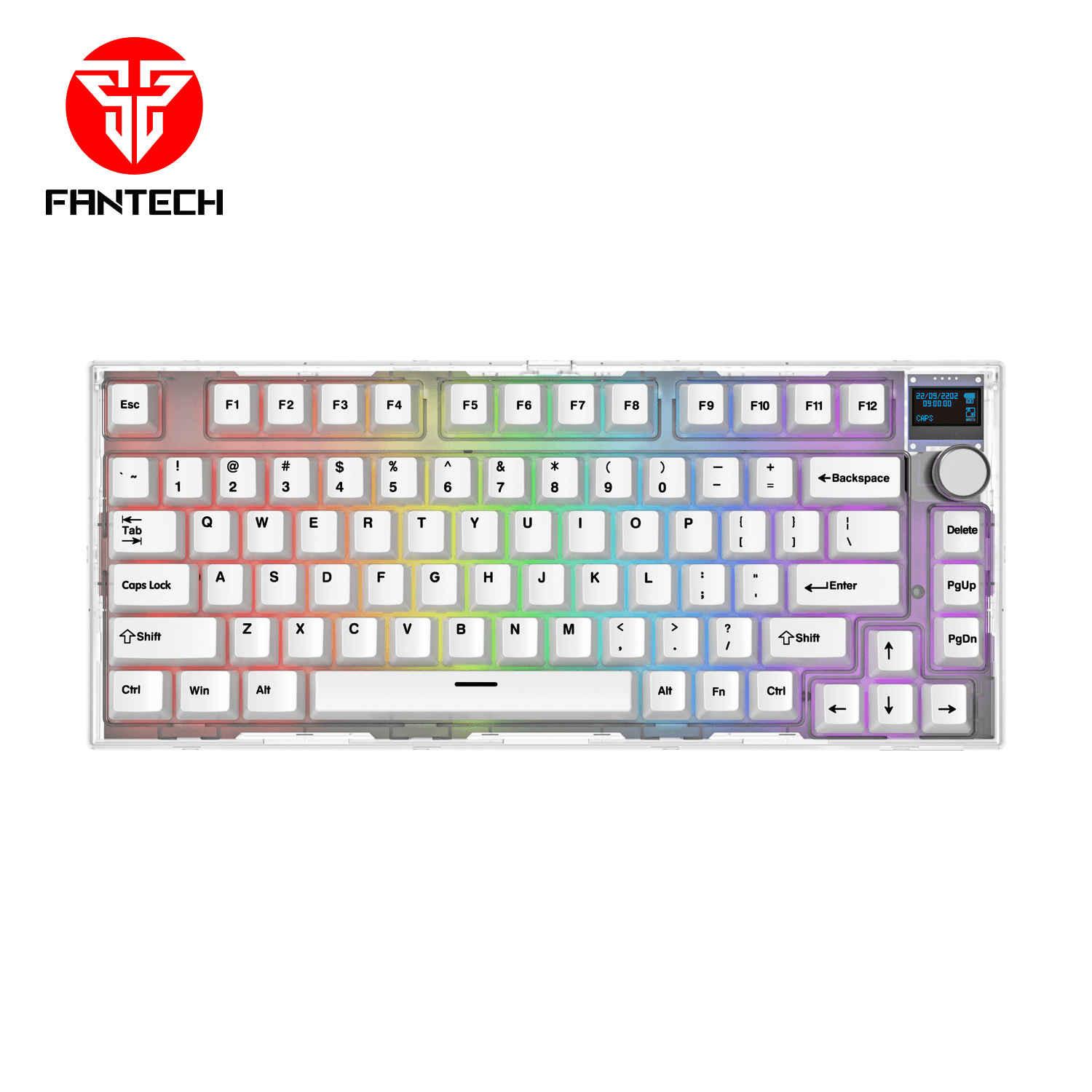 Fantech maxfit81 mk910 pbt frost wireless modular mechanical gaming keyboard - Fun Touch