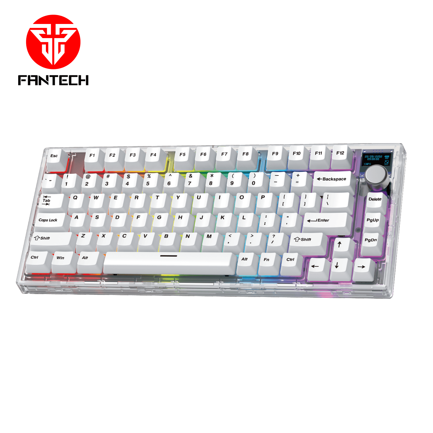 Fantech maxfit81 mk910 pbt frost wireless modular mechanical gaming keyboard - Fun Touch