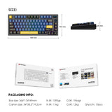 Fantech Maxfit81 MK910 VIBE Grand Cobalt Edition Mechanical Keyboard Keyboard