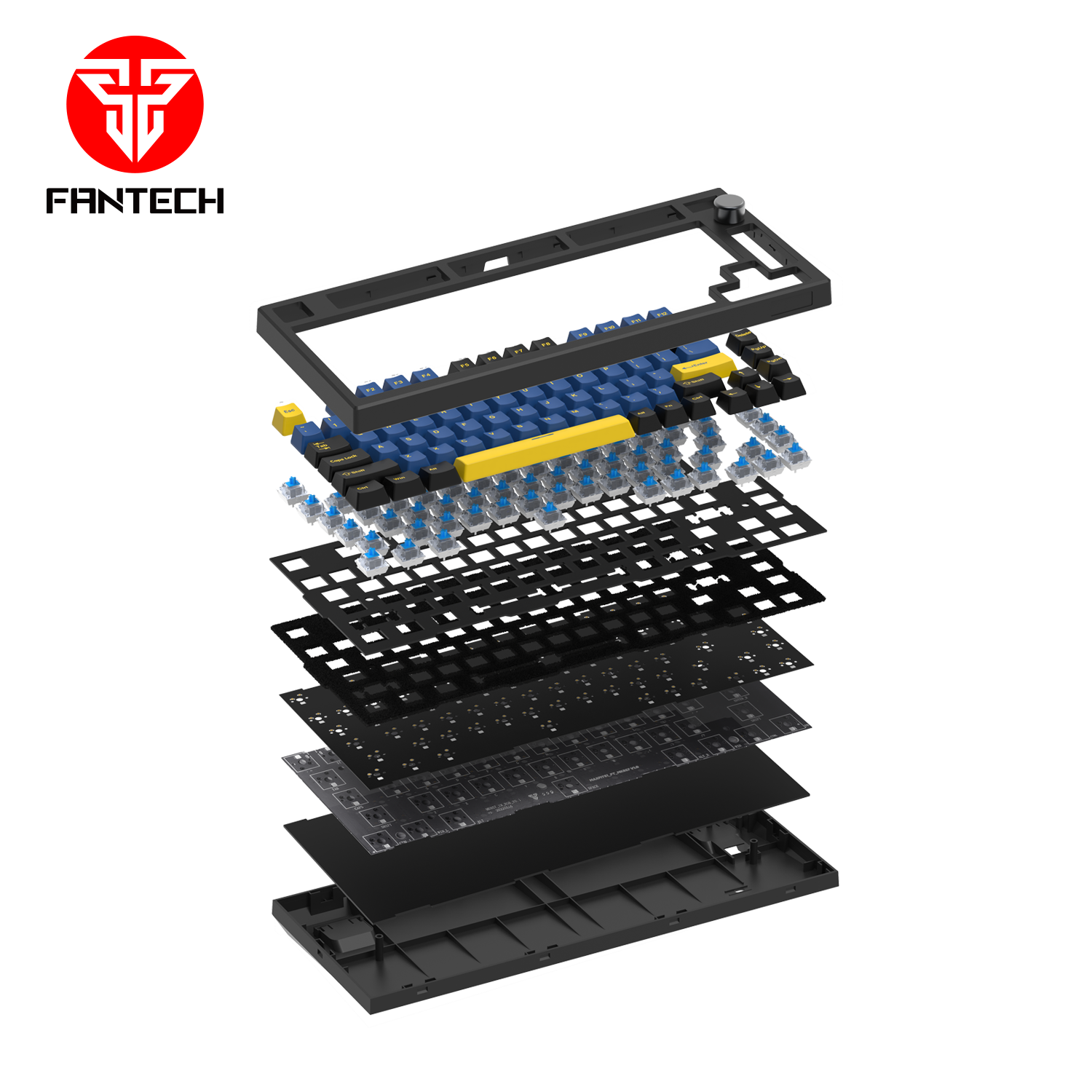 Fantech Maxfit81 MK910 VIBE Grand Cobalt Edition Mechanical Keyboard Keyboard