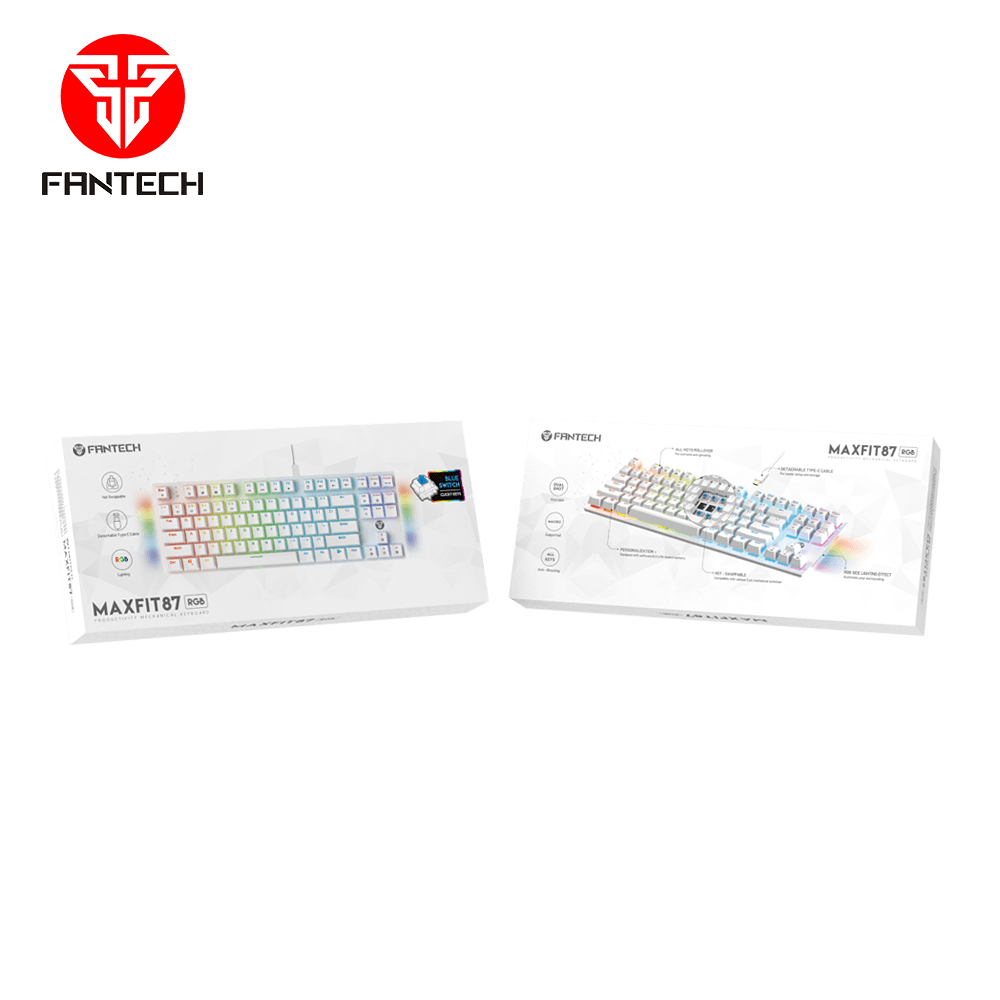 Fantech maxfit87 mk856 rgb mechanical keyboard - Fun Touch