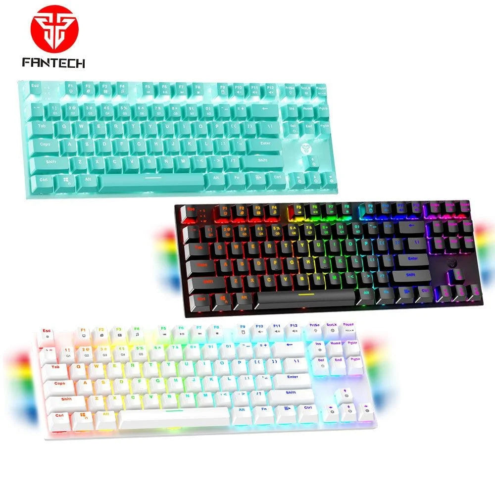 Fantech maxfit87 mk856 rgb mechanical keyboard