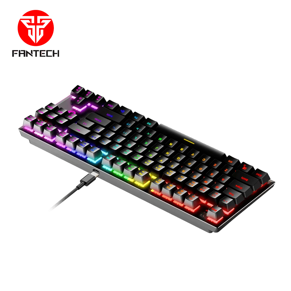 Fantech maxfit87 mk856 rgb mechanical keyboard