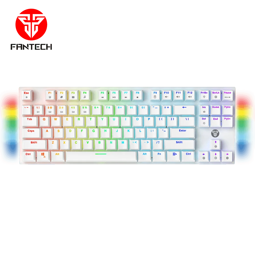 Fantech maxfit87 mk856 rgb mechanical keyboard JOD 25