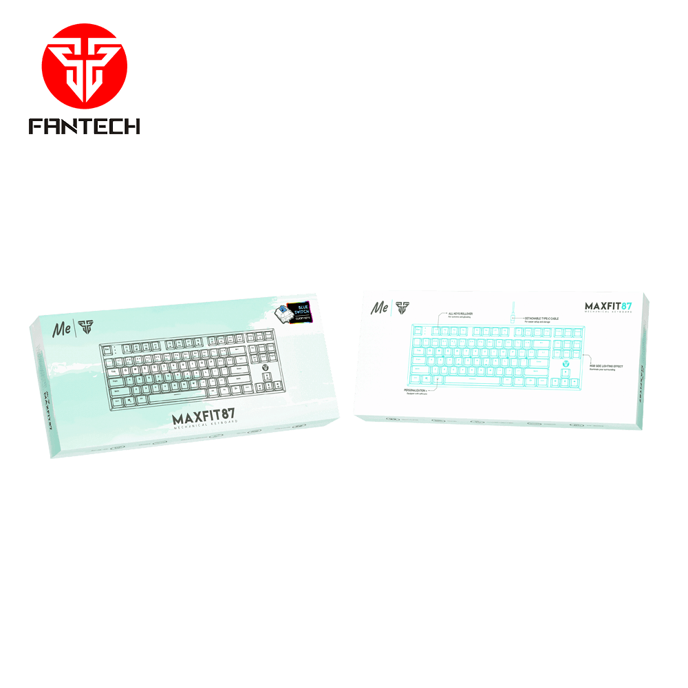 FANTECH MAXFIT87 MK856 RGB MINT EDITION MECHANICAL KEYBOARD Keyboard
