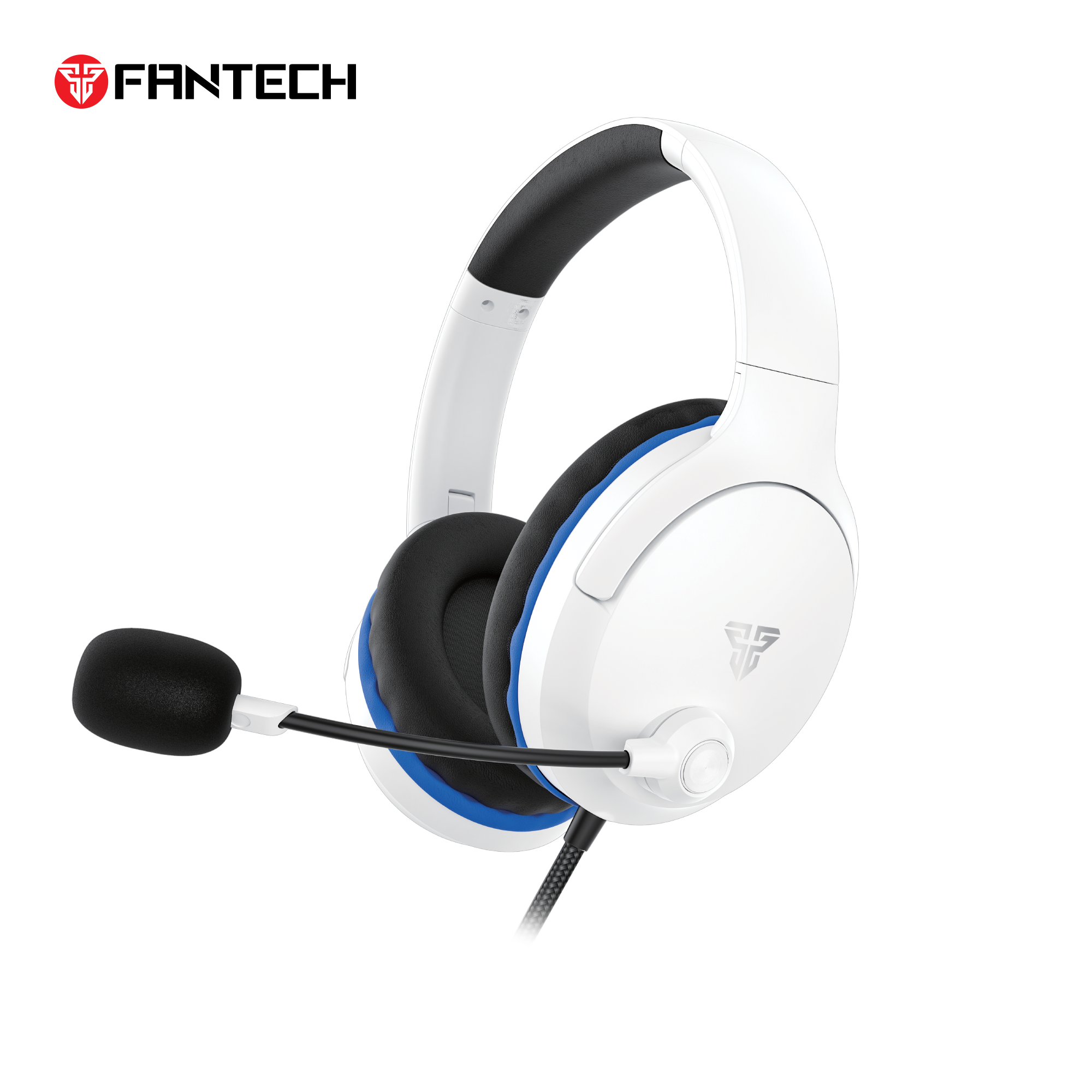 FANTECH MH89 VALOR II Multi Platform Gaming Headset White Headset 3.5