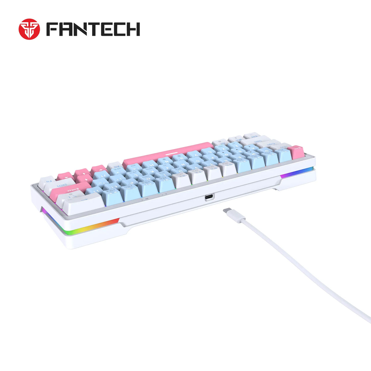 Fantech mk611 atom x63 ame edition - blue - keyboard