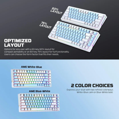 Fantech mk612 atom x83 ame edition - keyboard
