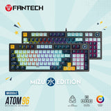 Fantech mk890v2 atom 96 rgb mechanical gaming keyboard mizu edition navy blue - Fun Touch