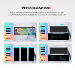 Fantech MK912 ATOM PRO63 RGB Bluetooth Wireless Gaming keyboard Saturn Keyboard