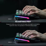 Fantech mk913 atom pro83 rgb bluetooth, wireless gaming keyboard saturn - Fun Touch