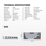 Fantech MK915 75% Low Profile Wireless Mechanical Keyboard (SUPER MAXFIT AIR83)