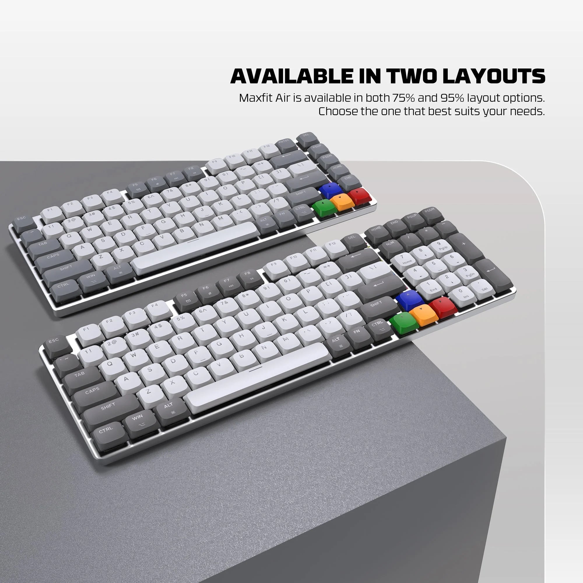 Fantech MK915 75% Low Profile Wireless Mechanical Keyboard SUPER MAXFIT AIR83