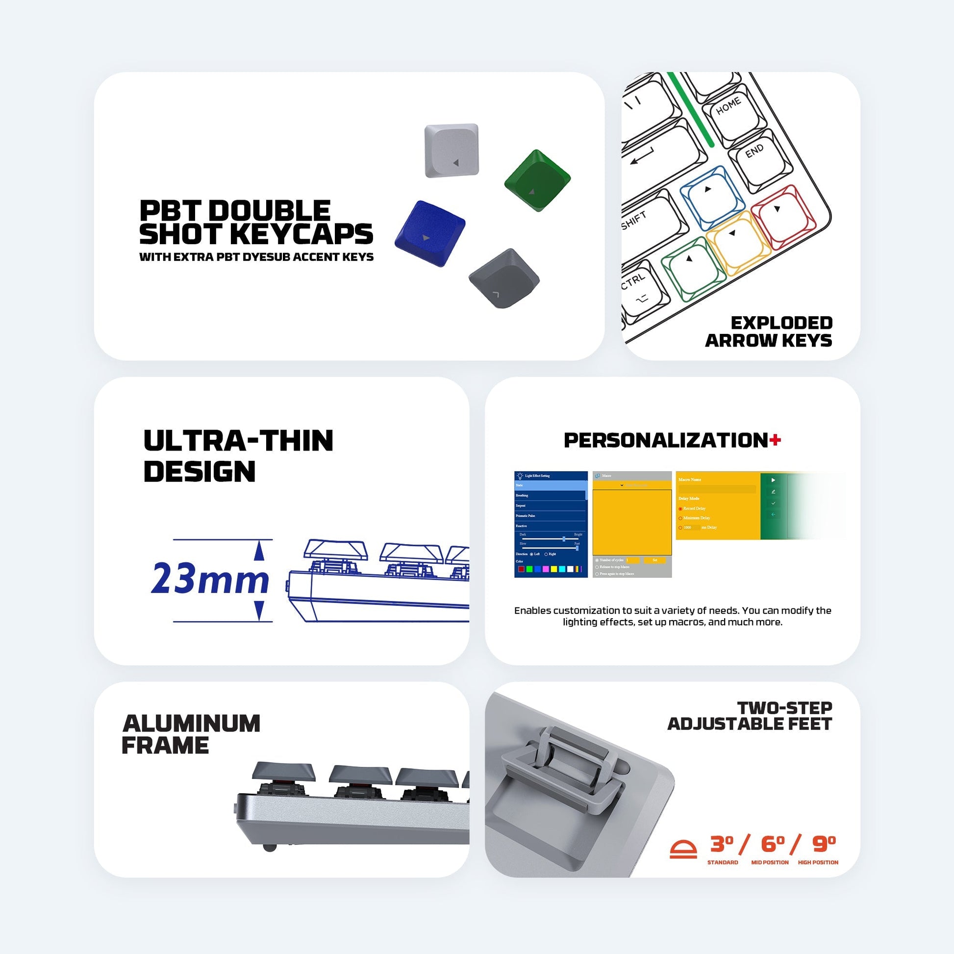 Fantech MK916 95% Low Profile Wireless Mechanical Keyboard (SUPER MAXFIT AIR99)