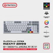 Fantech MK916 95% Low Profile Wireless Mechanical Keyboard (SUPER MAXFIT AIR99)