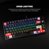 FANTECH MK917 ATOM PRO79 WIRELESS MECHANICAL GAMING KEYBOARD White Keyboard