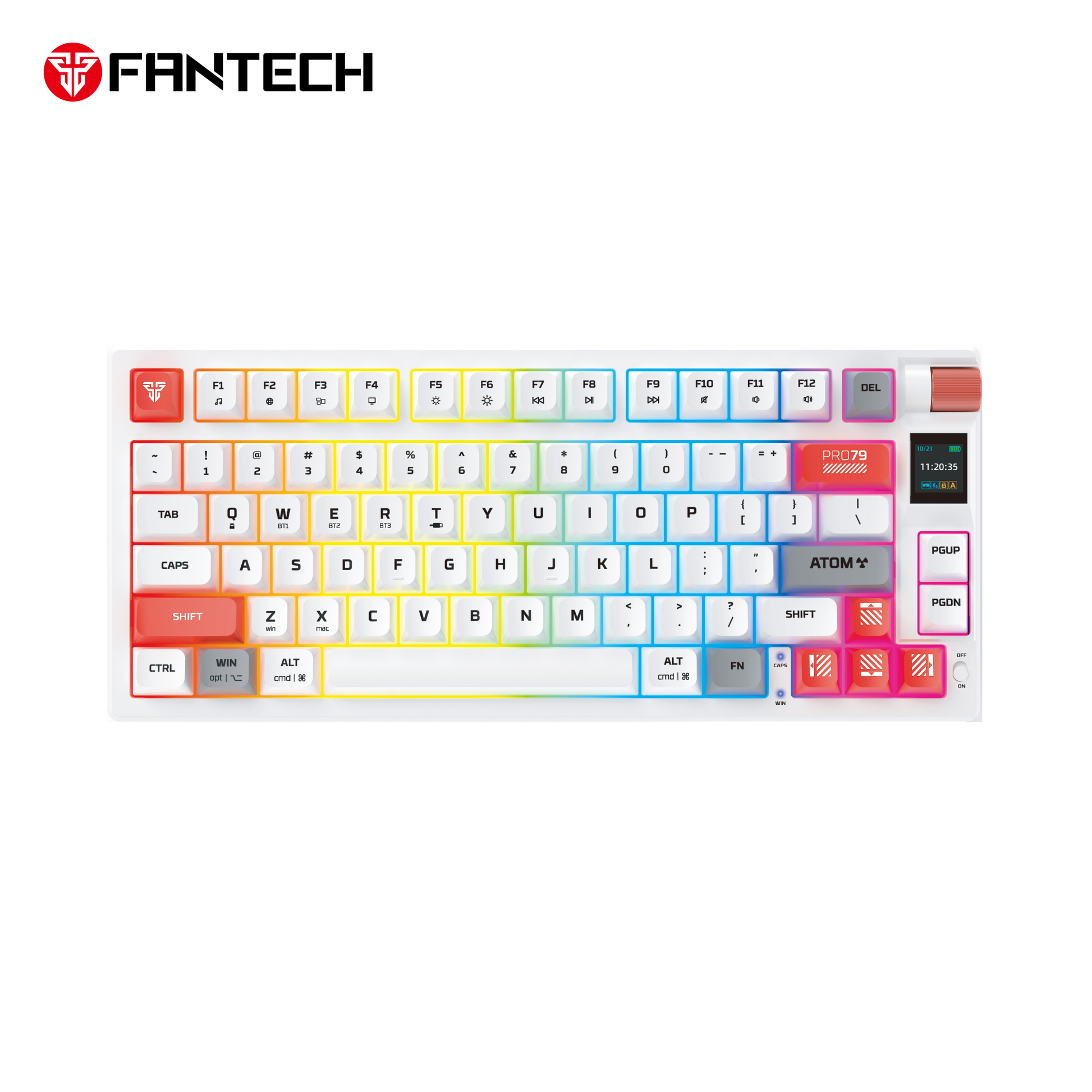 FANTECH MK917 ATOM PRO79 WIRELESS MECHANICAL GAMING KEYBOARD WHITE soon product