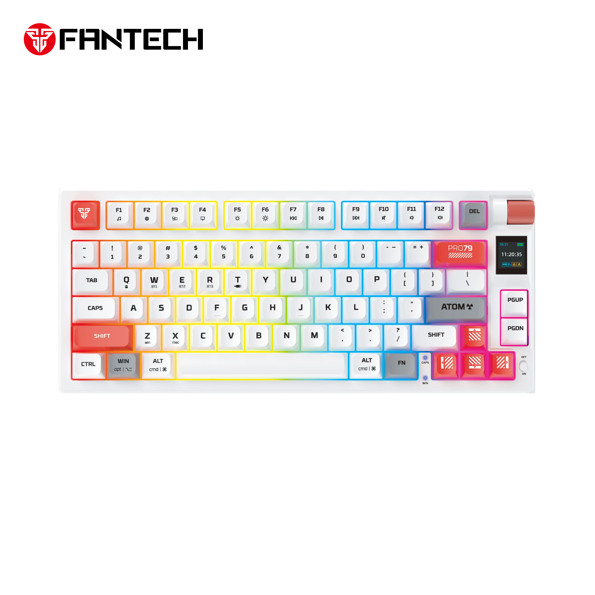 FANTECH MK917 ATOM PRO79 WIRELESS MECHANICAL GAMING KEYBOARD WHITE soon product