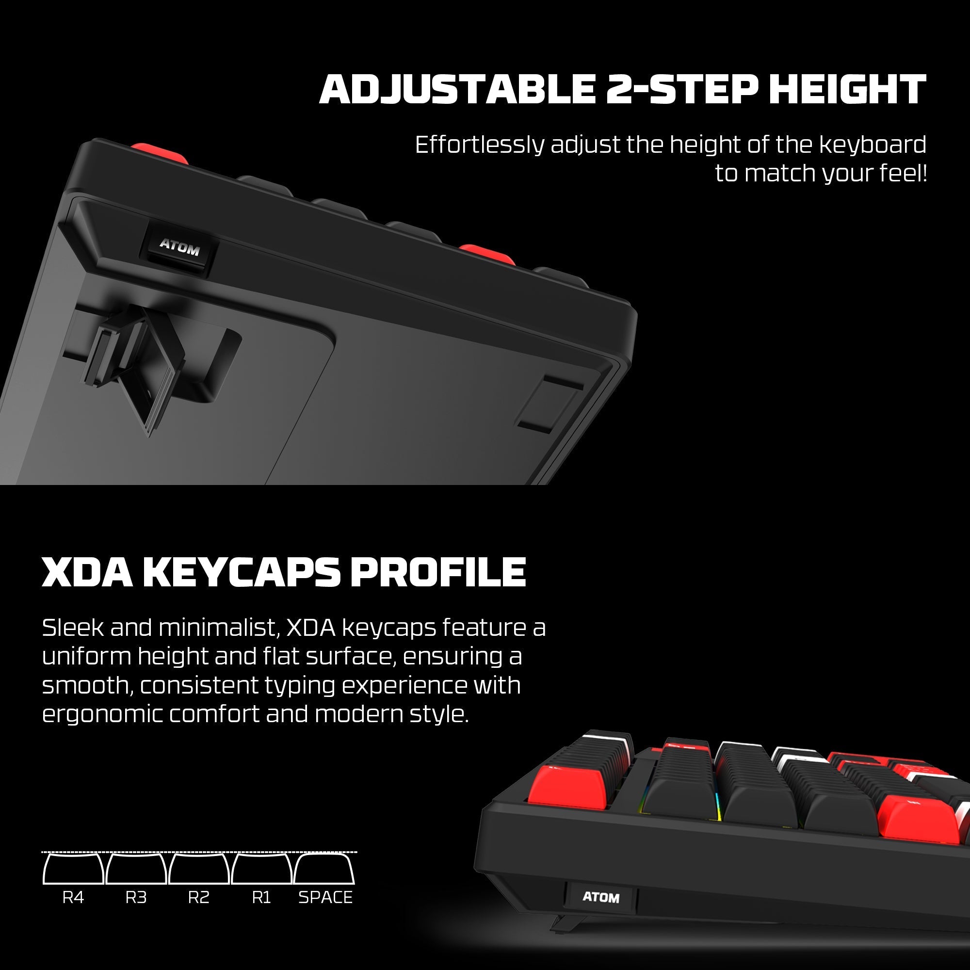 FANTECH MK918 ATOM PRO97 WIRELESS MECHANICAL GAMING KEYBOARD BLACK Keyboard