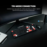 FANTECH MK918 ATOM PRO97 WIRELESS MECHANICAL GAMING KEYBOARD WHITE Keyboard