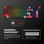 FANTECH MK918 ATOM PRO97 WIRELESS MECHANICAL GAMING KEYBOARD WHITE Keyboard