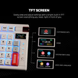 FANTECH MK918 ATOM PRO97 WIRELESS MECHANICAL GAMING KEYBOARD WHITE Keyboard