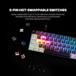 Fantech MK919 ATOM PRO66 Mechanical Keyboard Black Keyboard