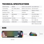 Fantech MK919 ATOM PRO66 Mechanical Keyboard Grey Keyboard