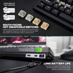 FANTECH MK920 MAXFIT6 Wireless Mechanical Gaming Keyboard Black Keyboard