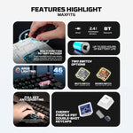 FANTECH MK920 MAXFIT6 Wireless Mechanical Gaming Keyboard White Keyboard