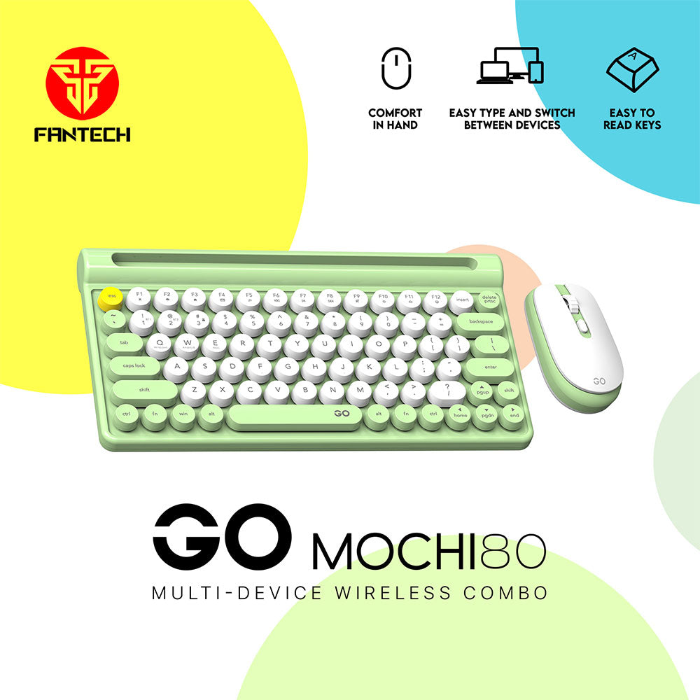 Fantech mochi wk897 wireless keyboard mouse combo set - Fun Touch