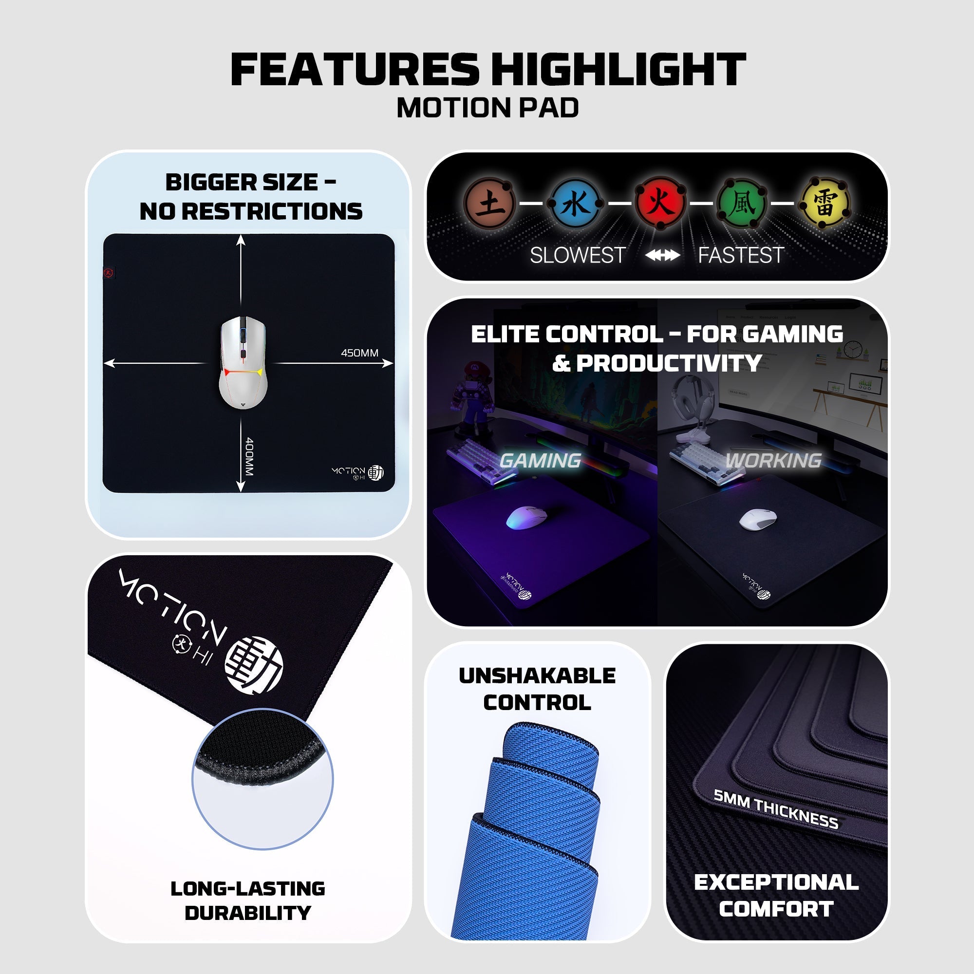 FANTECH MOTION PAD GAMING PAD Mousepad