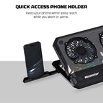 FANTECH NC21 NOTEBOOK COOLER LAPTOP COOLING PAD Cooling Stands